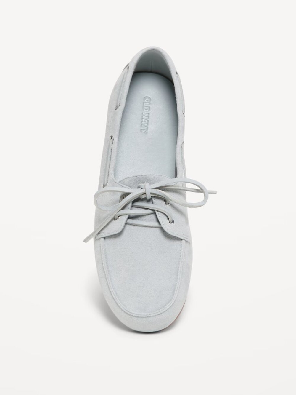 Old Navy Faux-Suede Boat Shoes Loafers - Women size 10 Chambrey Blue